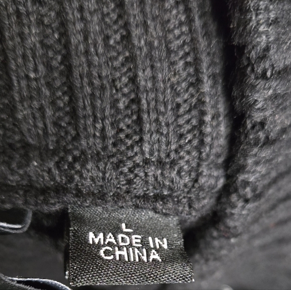 Men's Willie G Skull Sweater - Black BeautyPart Number: 96191-24VM size large - Picture 6 of 8